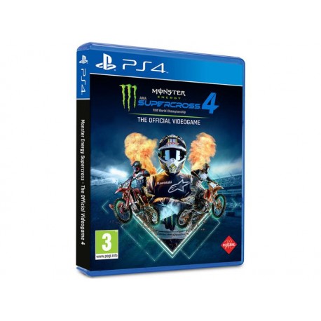 Game Monster Energy Supercross 4 - The Official Videogame PS4