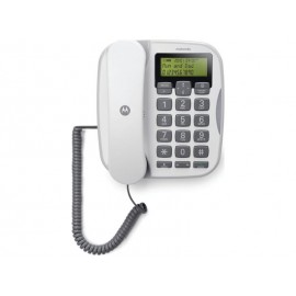 Ενσύρματο Τηλέφωνο Motorola CT510 GR με μεγάλα πλήκτρα, ανοιχτή ακρόαση και LED White