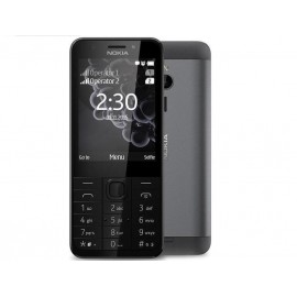 Nokia 230 Dual Sim Dark Silver (Ελληνικό Μενού )