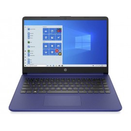 Laptop HP 14-FQ0010 14" 1366x768 3020e,4GB,64GB,AMD Radeon Graphics,Win10S,Indigo Blue