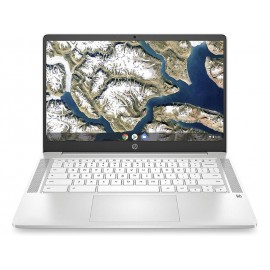 Laptop HP Chromebook 14A-NA0020 14" 1366x768 N4000,4GB,32GB,Intel UHD Graphics 600,ChromeOS,Ceramic White