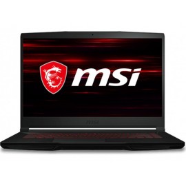 Laptop MSI GF63 Thin 10SCXR-222 15.6" 1920x1080 i5-10300H,256GB,8GB,Nvidia GTX 1650 Max-Q 4GB,W10H,Black,Backlit