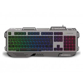 Gaming Keyboard Zeroground KB-2300G SAGARA RGB wired aluminium