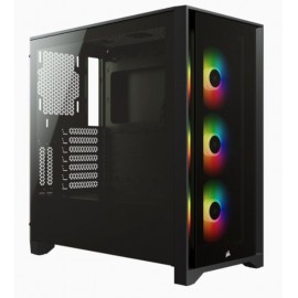Computer case Corsair 4000X iCUE RGB Tempered Glass Black