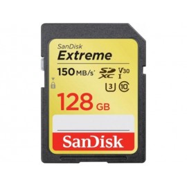 Memory Card SD 128GB V30 U3 SanDisk Extreme SDXC SDSDXV5-128G-GNCIN 150MB/s