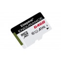 Memory Card 64GB Class 10 U1 A1 Kingston Endurance SDCE/64GB 95MB/s