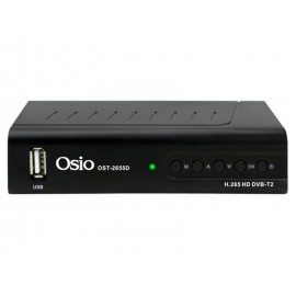 Ψηφιακός Αποκωδικοποιητής OSIO OST-2655D T2 H.265