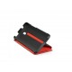 Θήκη Flip Case HTC HC V851 for One Mini M4 Black/Red