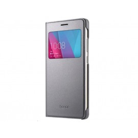 Θήκη Huawei Original S-Viewcase για Honor 5X Grey Original Blister