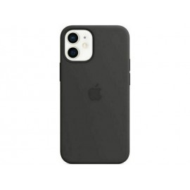 Apple Silicone Case iPhone 12 mini with MagSafe Black MHKX3