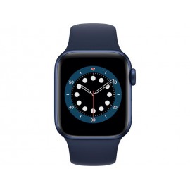 Apple Watch Series 6 GPS 40mm Blue Aluminium Case with Deep Navy Sport Band Regular