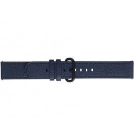 Strap Samsung Essence Leather 20mm GP-TYR820BRBNW για το Galaxy Watch Active 2 Navy