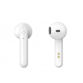 Bluetooth Fineblue Flypods J10 Touch με δόνηση Chip PAU White + White Case v5.0
