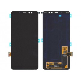 LCD display +Touch Unit για το Samsung A730 Galaxy A8 Plus 2018 Black (Service Pack)