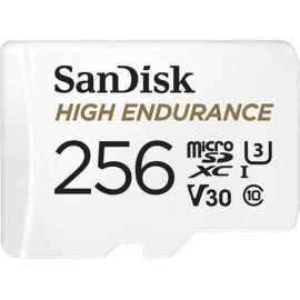 Memory Card 256GB Class 10 U3 Sandisk High Endurance microSDXC SDSQQNR-256G-GN6IA