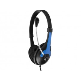 On Ear Multimedia Ακουστικά με Μικροφωνο Esperanza EH158 Blue