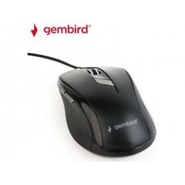 Mouse Gembird MUS-6B-01 Wired Optical Black