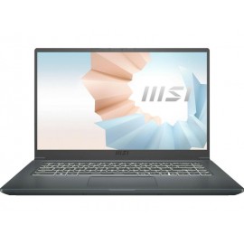 Laptop MSI Modern A11M-004 Ultra Thin 15.6" 1920x1080 i7-1165G7,16GB,512GB,Iris Xe Graphics,W10,Carb