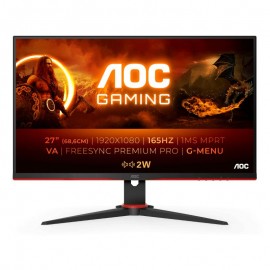 Gaming Monitor AOC 27G2SAE/BK 27 ", VA, 1920x1080, 4 ms, 165 Hz, Flat screen