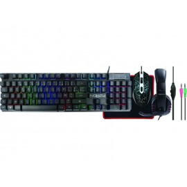 Gaming Set Noozy GS-100 Headset+Mouse+Keyboard+Mousepad