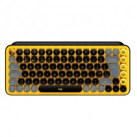 Keyboard LOGITECH POP Keys Wireless Mechanical Keyboard With Emoji Keys Yellow
