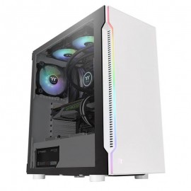 Computer Case THERMALTAKE H200 TG Snow RGB White