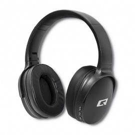 QOLTEC 50851 Wireless Headphones with microphone Super Bass | Dynamic | BT | Black Black