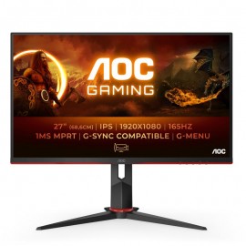 Gaming Monitor AOC 27G2SPU/BK 27 ", IPS, 1920x1080, 1 ms, 165 Hz, Flat screen
