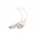 Καλώδιο Cablexpert USB 2.0 to Mini USB 1.8m White