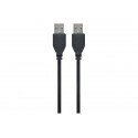Καλώδιο Cablexpert USB-A 2.0 male to USB-A male 1.8m Black
