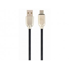 Data Cable Cablexpert USB 2.0 to Micro USB 1m Premium Rubber Black