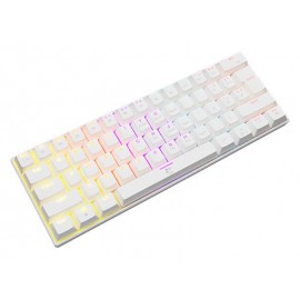 Gaming Keyboard White Shark Shinobi RGB Outemu Blue Switches White US