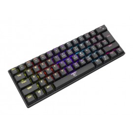 Gaming Keyboard White Shark Shinobi RGB Outemu Blue Switches Black US