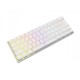 Gaming Keyboard White Shark Shinobi RGB Outemu Red Switches White US