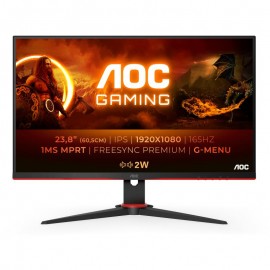 Gaming Monitor AOC 24G2SPAE/BK 23.8 ", IPS, 1920x1080, 1 ms, 165 Hz, Flat screen