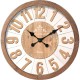 Ρολόι Τοίχου Ξύλο Φ40x5cm