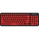 Keyboard Alcatroz Jellybean A200 Wireless Black/Red US