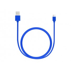 Data Cable Lamtech USB 2.0 to USB-C 1m Blue