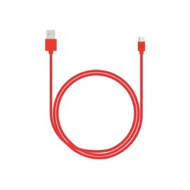 Data Cable Lamtech USB 2.0 to USB-C 1m Red