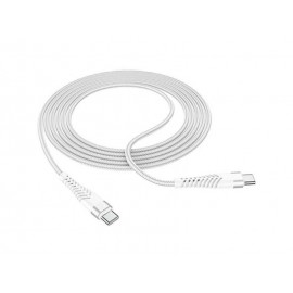 Data Cable Lamtech USB-C 2.0 to USB-C Unbreakable 2m White