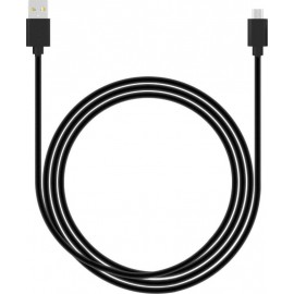 Data Cable Lamtech USB 2.0 to Micro USB 2m Black