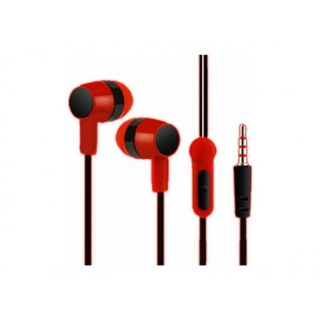 Handsfree Lamtech LAM021363 3.5mm with mic Red