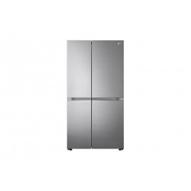 Ψυγείο Ντουλάπα Ελεύθερο LG GSBV70PZTM NoFrost Inox