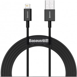 Data Cable Baseus CALYS-C01 Superior Series USB-A to Lightning 2.4A 2m Black