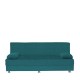 Καναπές Κρεβάτι Τριθέσιος LAURA Πετρόλ 190x75x80cm