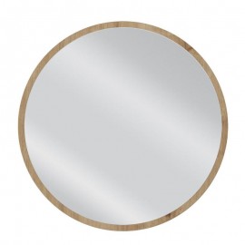 Καθρέπτης Τοίχου MAKUR Φυσικό Μοριοσανίδα/Γυαλί 60x60cm