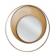 Καθρέπτης Τοίχου BOLGER Χρυσό Μέταλλο/Γυαλί 60x3x60cm