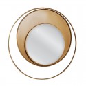 Καθρέπτης Τοίχου BOLGER Χρυσό Μέταλλο/Γυαλί 60x3x60cm