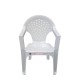 Καρέκλα Κήπου Λευκό Πλαστικό 56x55x79cm
