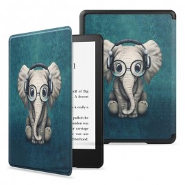 Θήκη Tablet Tech-Protect Smartcase Flip Cover για Kindle Paperwhite 5 Happy Elephant